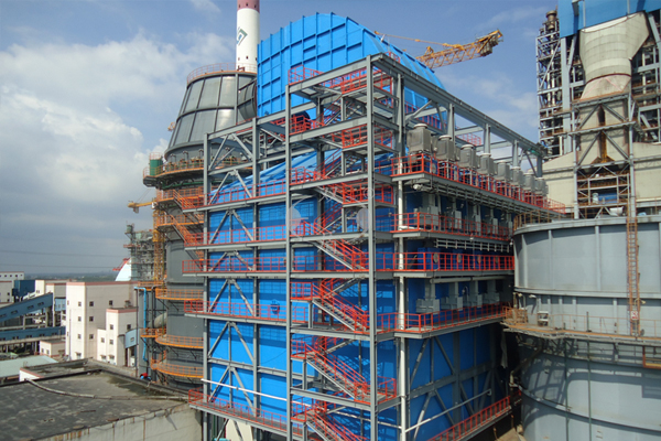 國電諫壁發(fā)電廠兩臺100萬千瓦機組配套濕式電除塵器